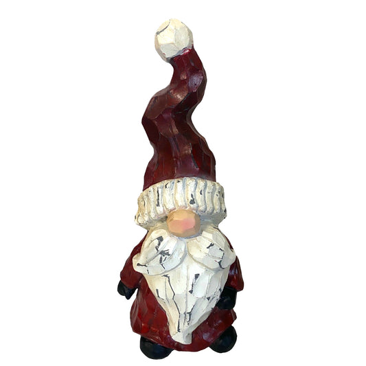 Santa Claus Resin Santa Gnome Figurine Deco Signature Select Seasons Size 10 x 4