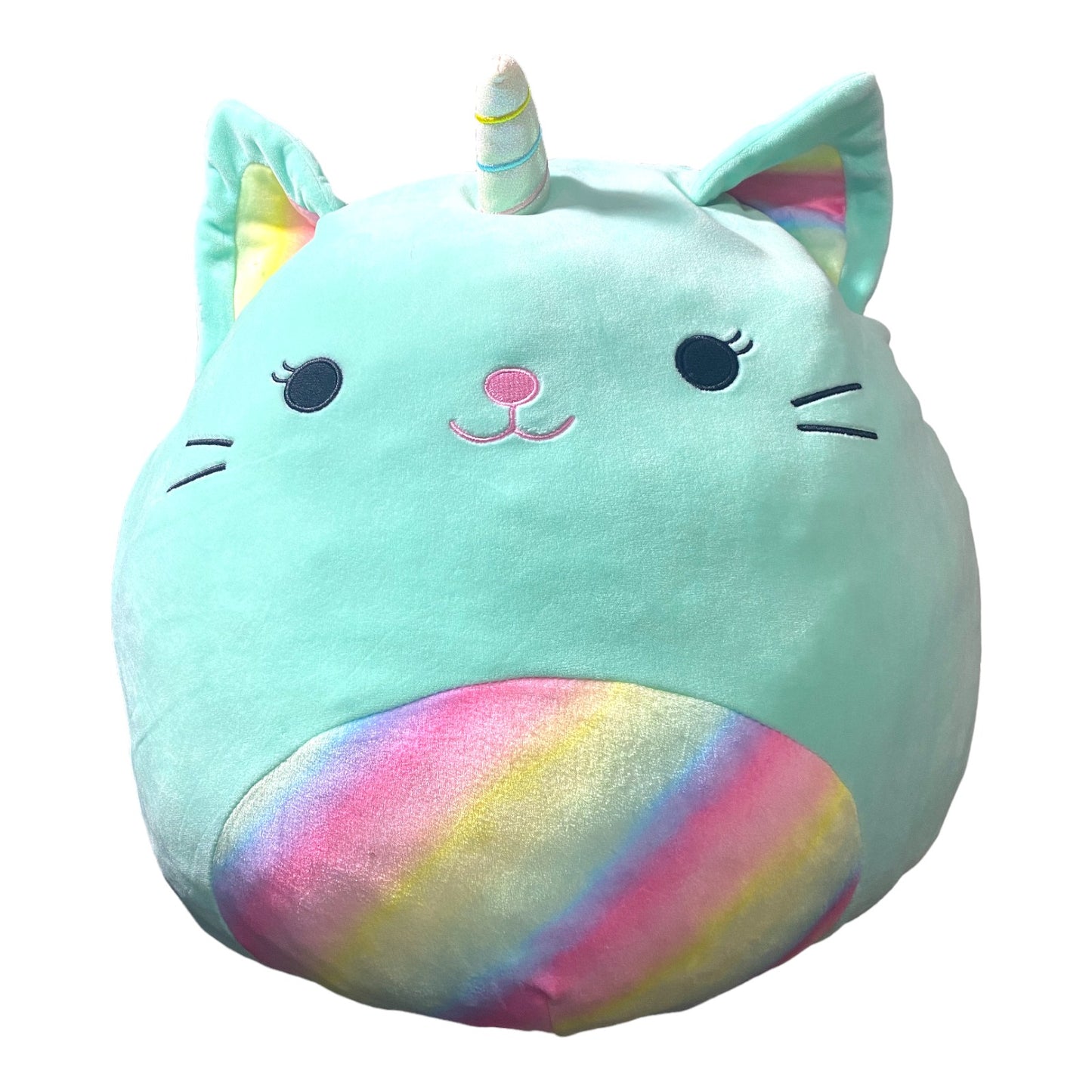 💚 SOLD 💖   Squishmallows Original Nicole The Aqua Caticorn Supersoft Cuddly 16" Plush Toy