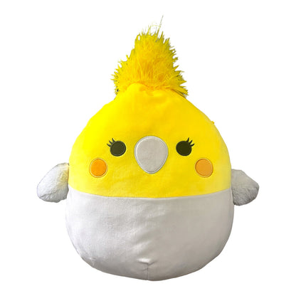 Squishmallows Original 16" Charlize the Cockatiel Bird Yellow Grey