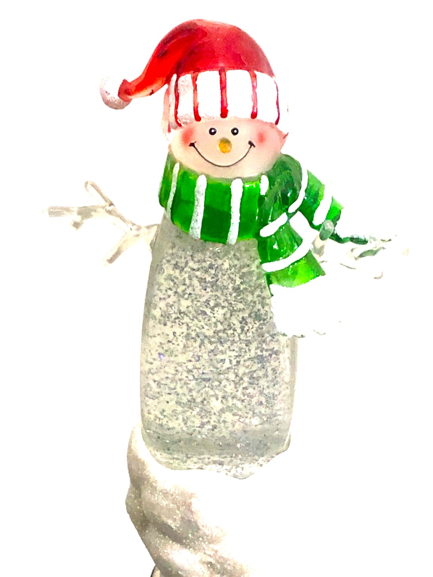 Snowman Night Light Plug-in with Floating Glitter