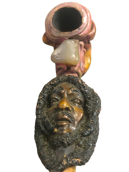 Vintage Bob Marley One of a Kind Pipe 8" Long