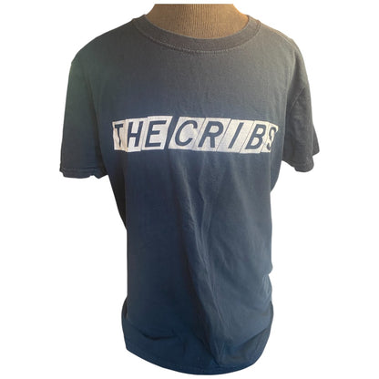 The Cribs Women's T-Shirt Junior Size Small Dark Blue and White