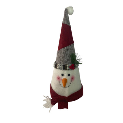 Snowman Christmas Tree Topper Dan Dee Collector's Choice 16 x 7 Happy Snowman