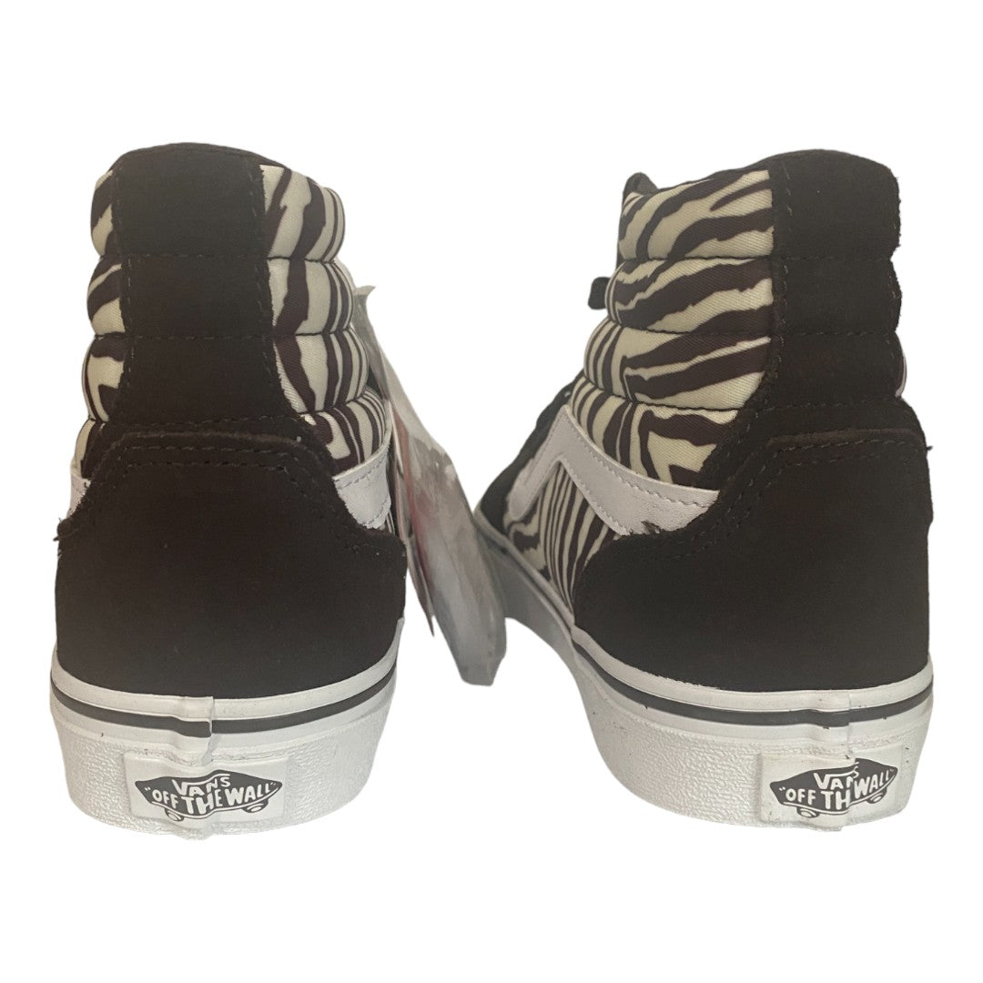 Vans Filmore Hi Women's High-Top Shoes Satin Tiger Brown/White Women Size 7 NWB