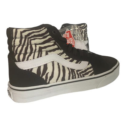 Vans Filmore Hi Women's High-Top Shoes Satin Tiger Brown/White Women Size 7 NWB