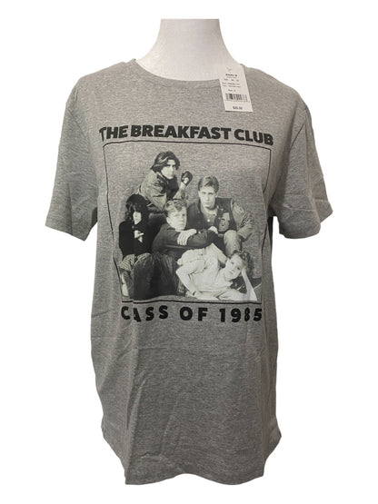 The Breakfast Club T-Shirt Class of 1985 Women's Gray Graphic Tee Size L 12/14