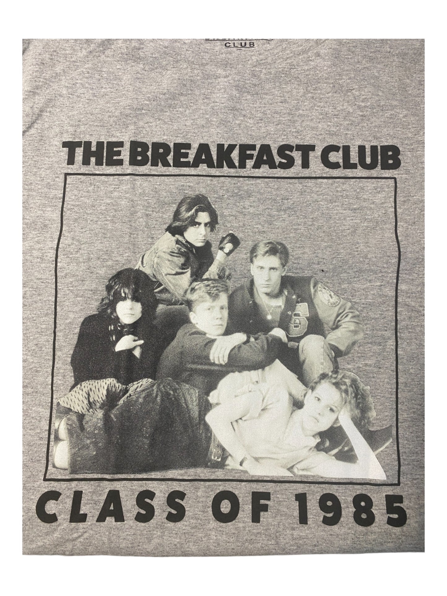 The Breakfast Club T-Shirt Class of 1985 Women's Gray Graphic Tee Size L 12/14