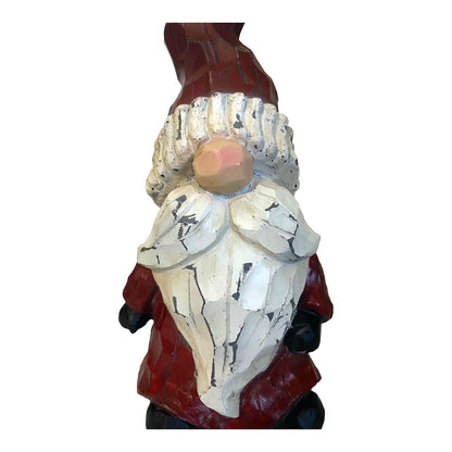 Santa Claus Resin Santa Gnome Figurine Deco Signature Select Seasons Size 10 x 4