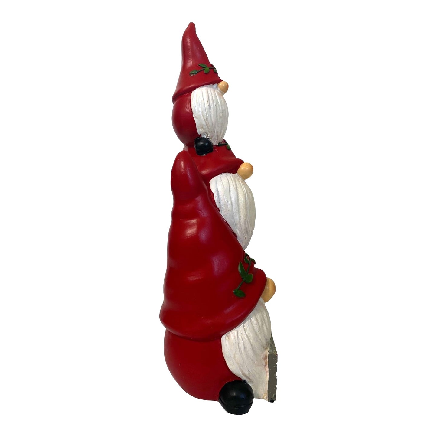 Santa Claus Gnome Totem Merry Christmas Decoration Resin Size 12 x 4