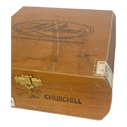 Vintage La Paloma CHURCHILL Cigar BOX Only Hand Made in Dominican Republic