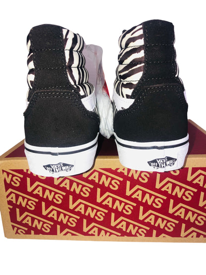 Vans Filmore Hi Women's High-Top Shoes Satin Tiger Brown/White Women Size 7 NWB